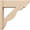 Ekena Millwork 8-in W x 26-in D x 26-in H Funston Slat Rough Cedar Woodgrain TimberThane Outlooker, Primed Tan OUTUR080X26X26FST24RCPR - alternate 5